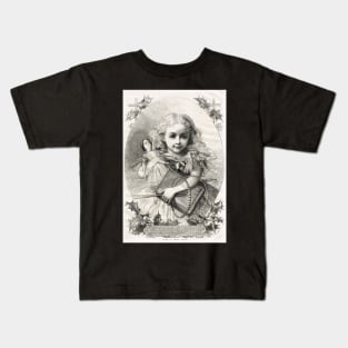 Victorian Child Christmas Presents 1862 Kids T-Shirt